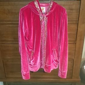 Hot Pink Bling Hoodie